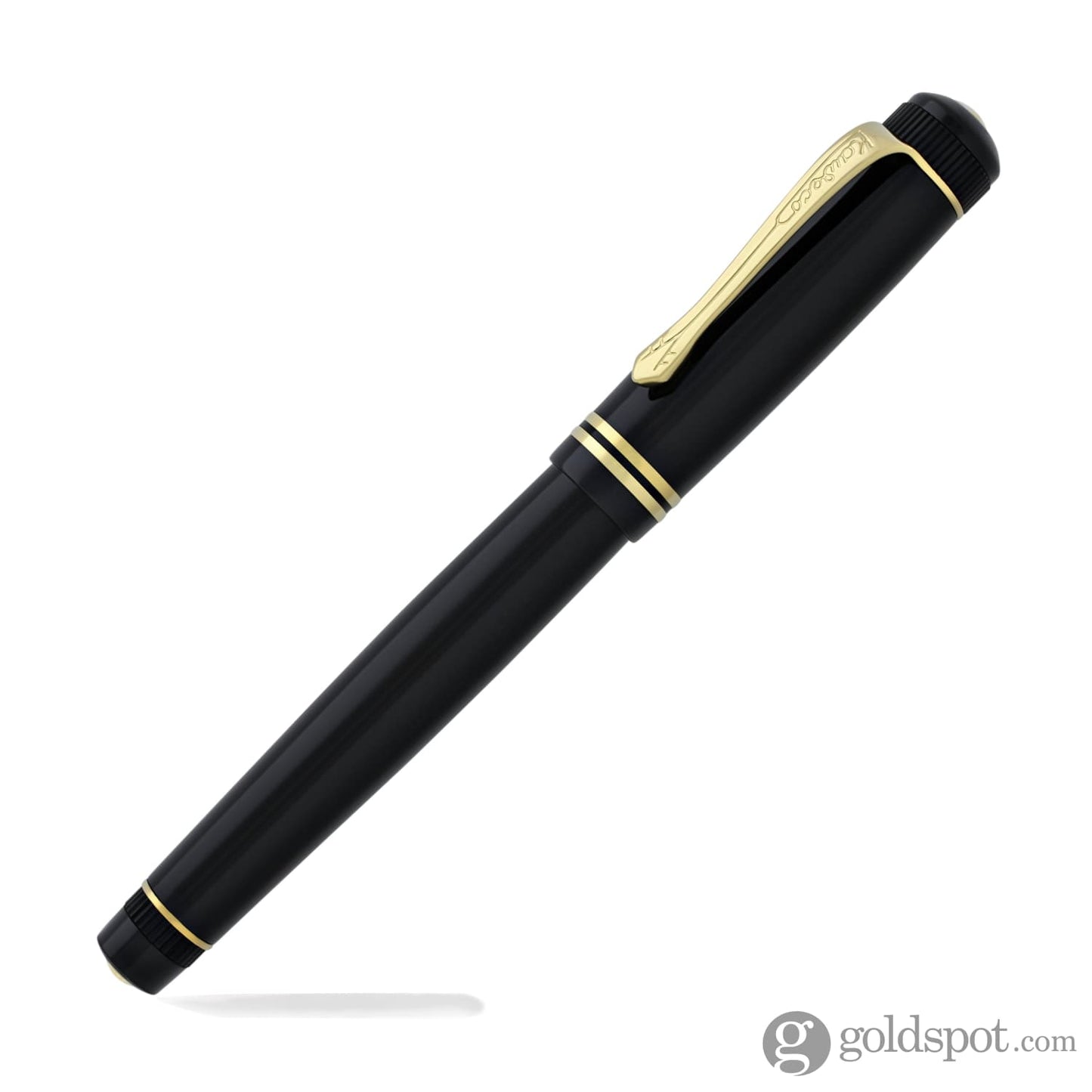 Kaweco Dia2 Rollerball Pen in Black with Gold Trim Rollerball Pen