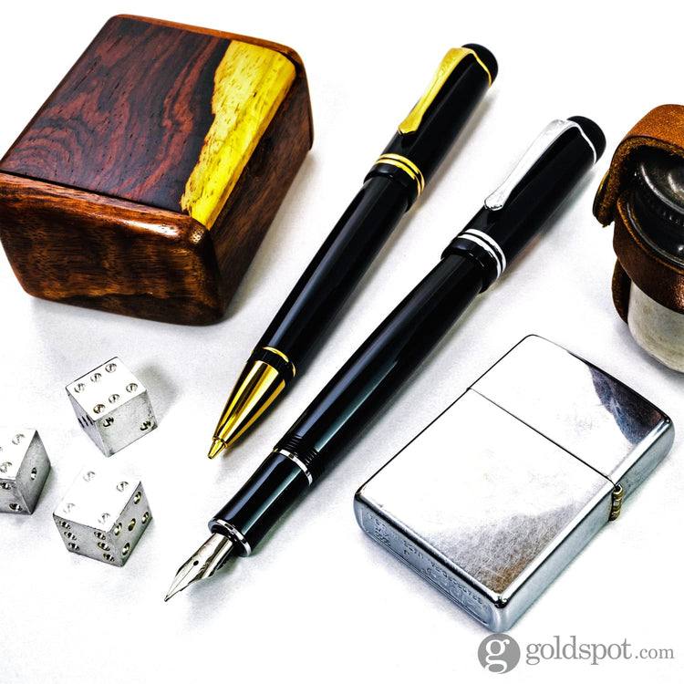 Kaweco Dia2 Rollerball Pen in Black with Gold Trim Rollerball Pen