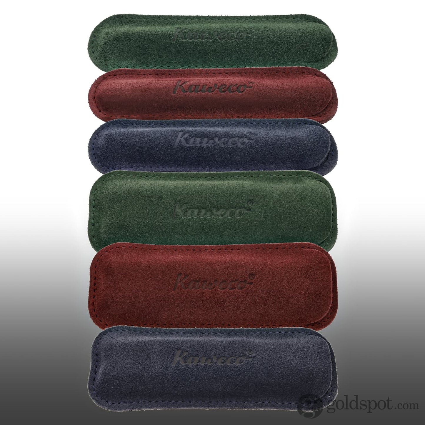 Kaweco Eco Velour Sport Double Pen Pouch in Navy Pen Case