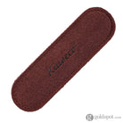 Kaweco Eco Velour Sport Single Pen Pouch in Bordeaux Pen Case