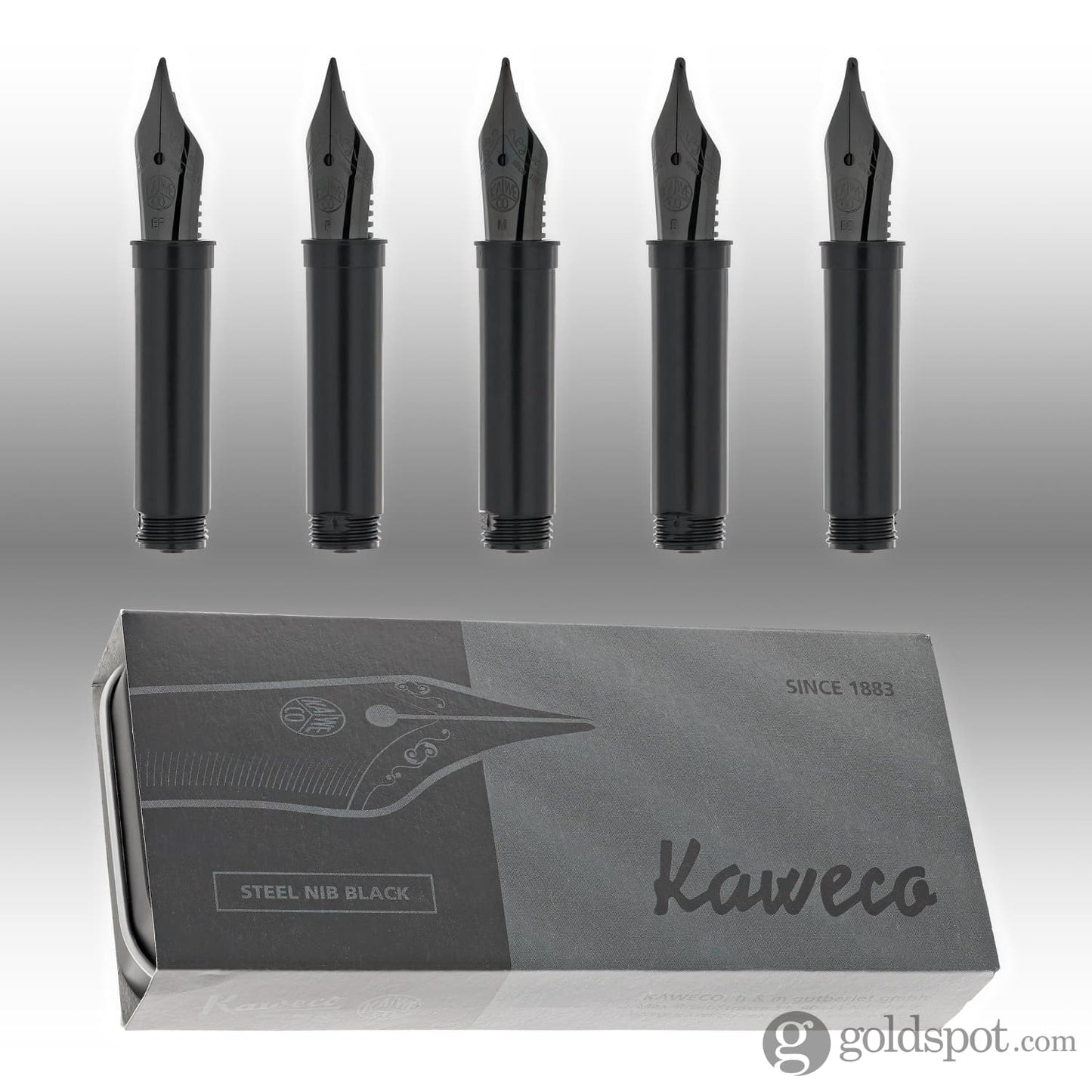 Kaweco Fountain Pen Replacement Nib 060 - Black Steel Fountain Pen