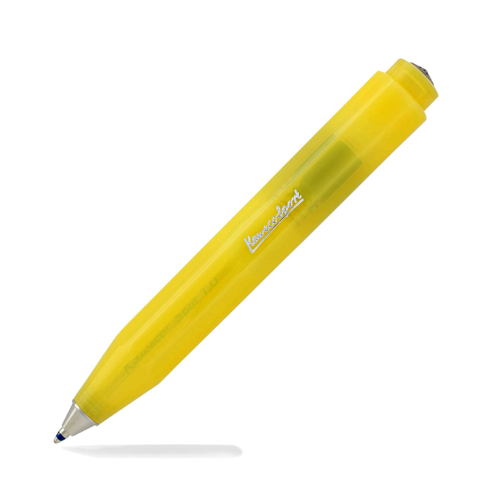 Kaweco Frosted Sport Ballpoint Pen in Banana Yellow Ballpoint Pen
