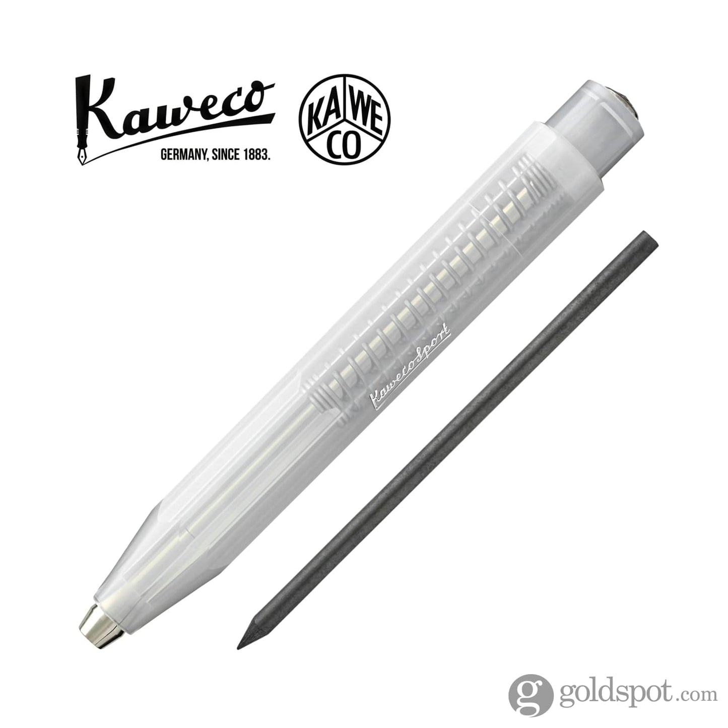 Kaweco Frosted Sport Clutch Mechanical Pencil in Coconut White - 3.2 mm Mechanical Pencil
