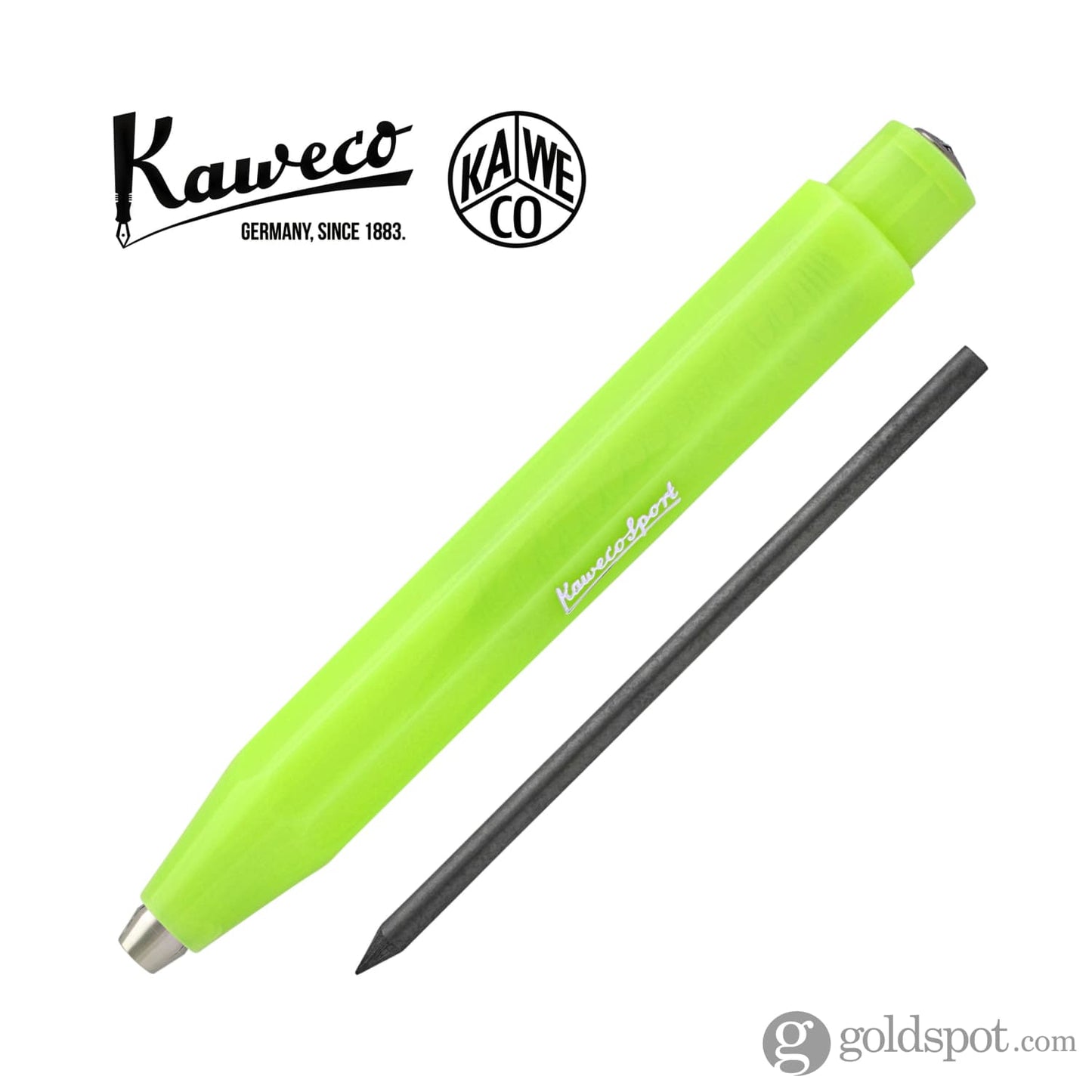 Kaweco Frosted Sport Clutch Mechanical Pencil in Lime Green - 3.2 mm Mechanical Pencil