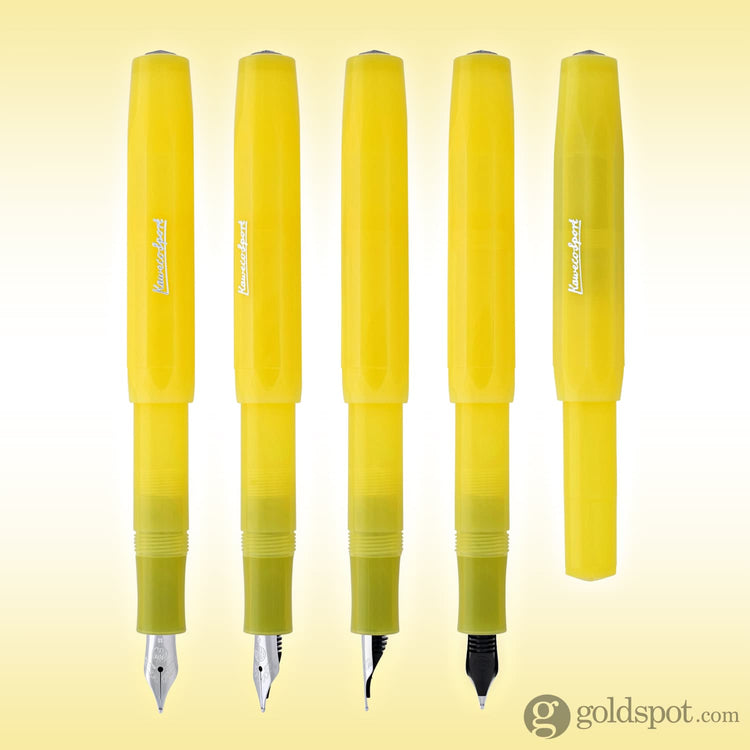Kaweco Frosted Sport Fountain Pen in Banana Fountain Pen