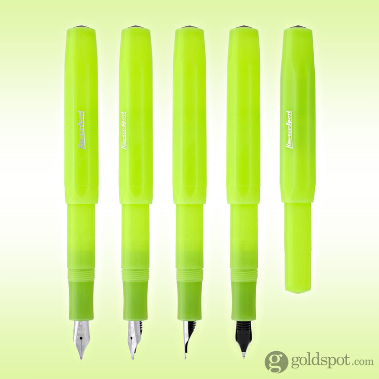Kaweco Frosted Sport Fountain Pen in Lime Fountain Pen