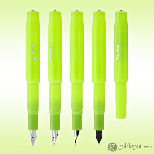 Kaweco Frosted Sport Fountain Pen in Lime Fountain Pen