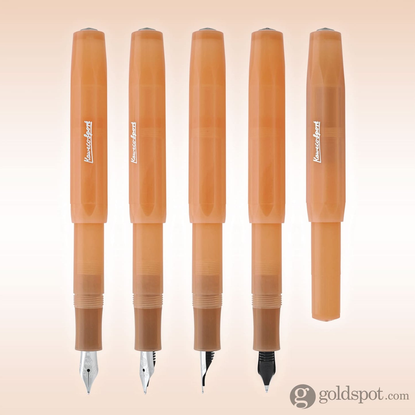 Kaweco Frosted Sport Fountain Pen in Mandarine Fountain Pen