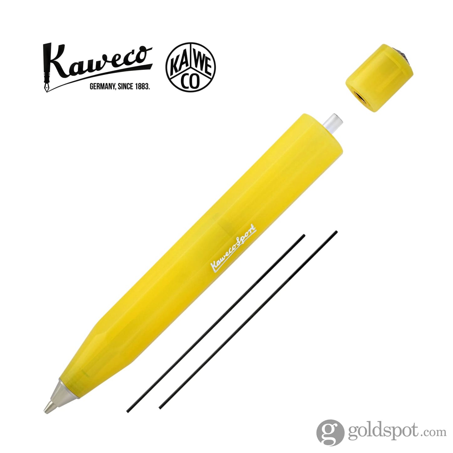 Kaweco Frosted Sport Mechanical Pencil in Banana Yellow - 0.7mm Mechanical Pencil
