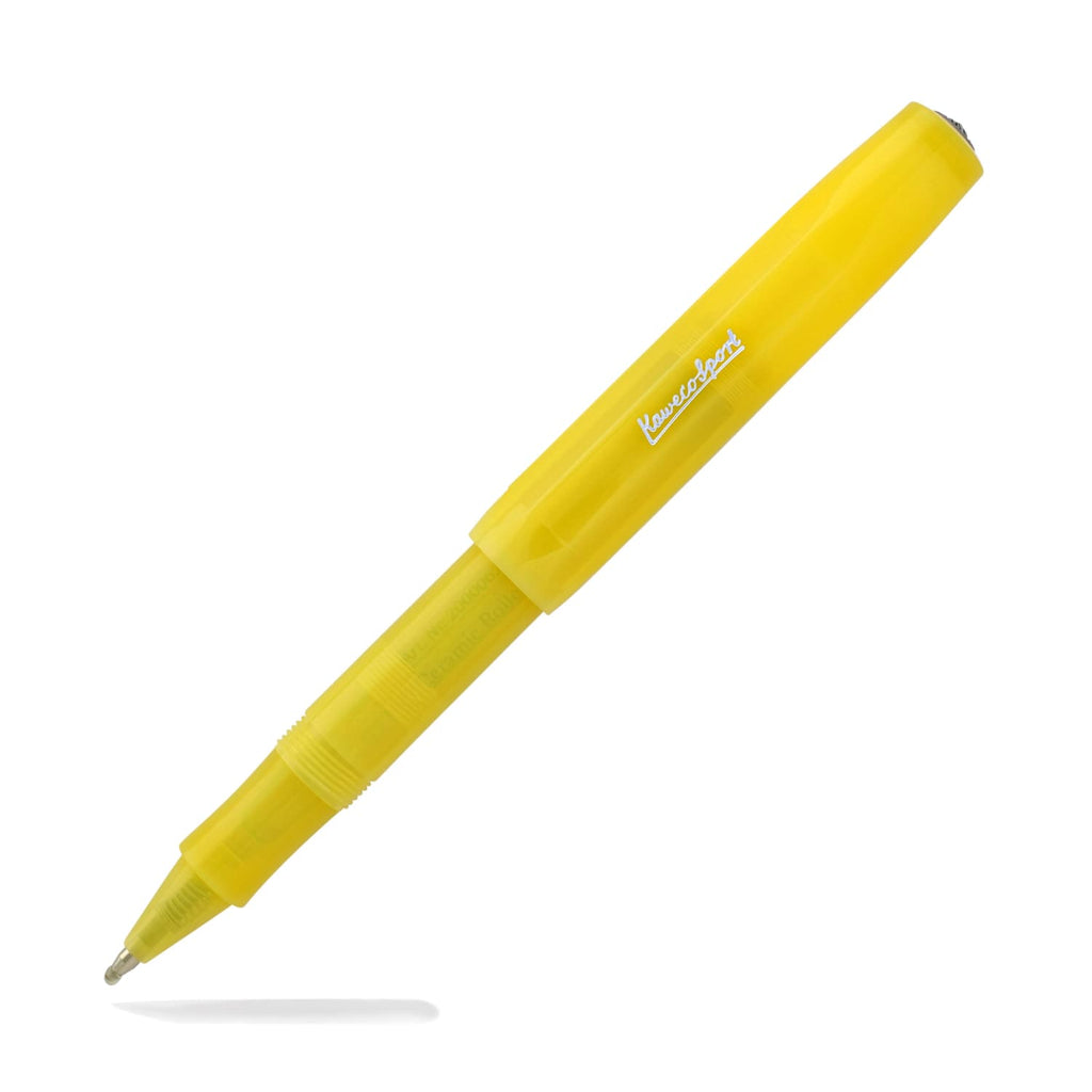 Kaweco Frosted Sport Rollerball Pen in Banana Yellow Rollerball Pen