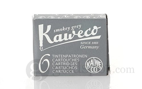 Kaweco Ink Cartridge in Smokey Grey - Pack of 6