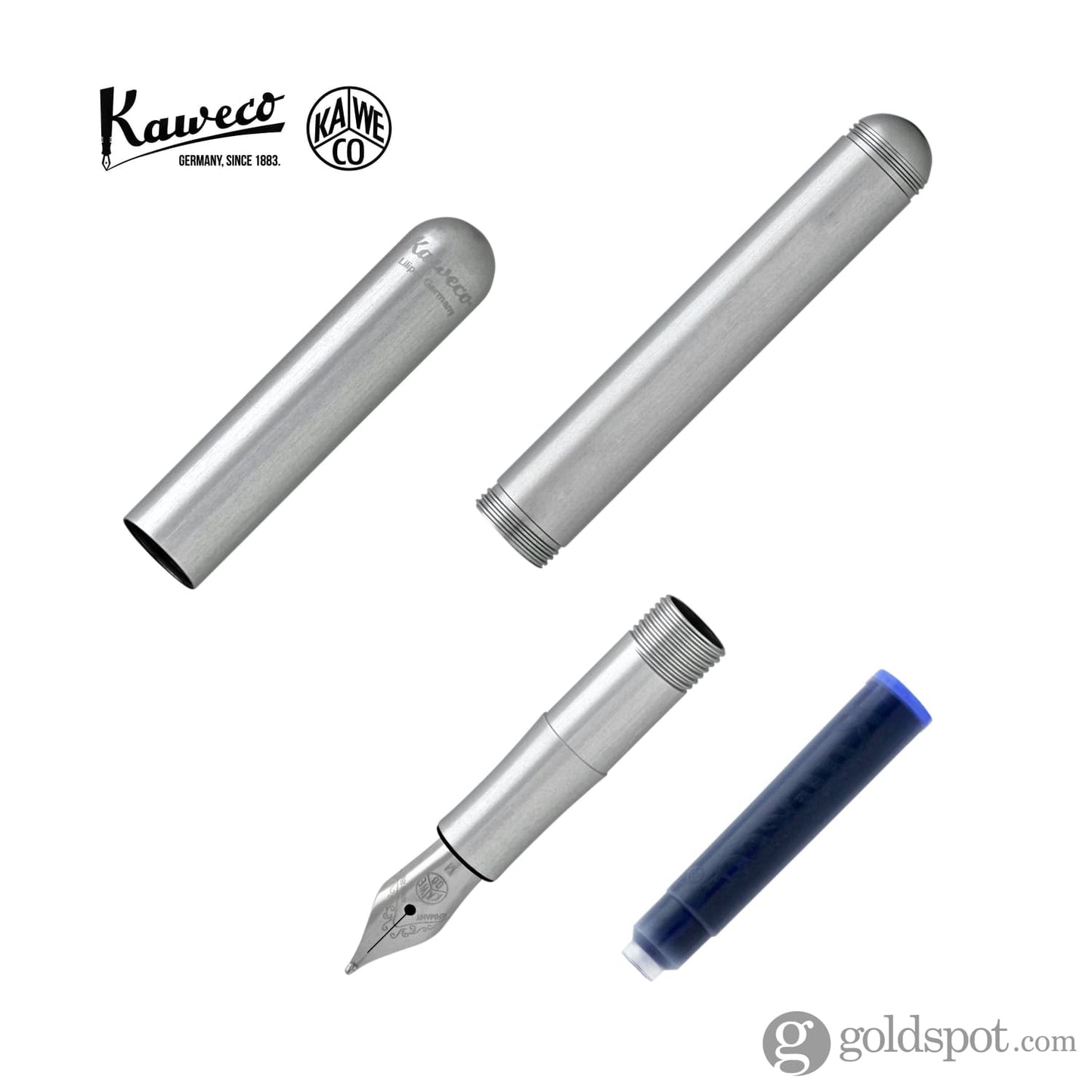 Kaweco Liliput Mini Fountain Pen in Silver Fountain Pen