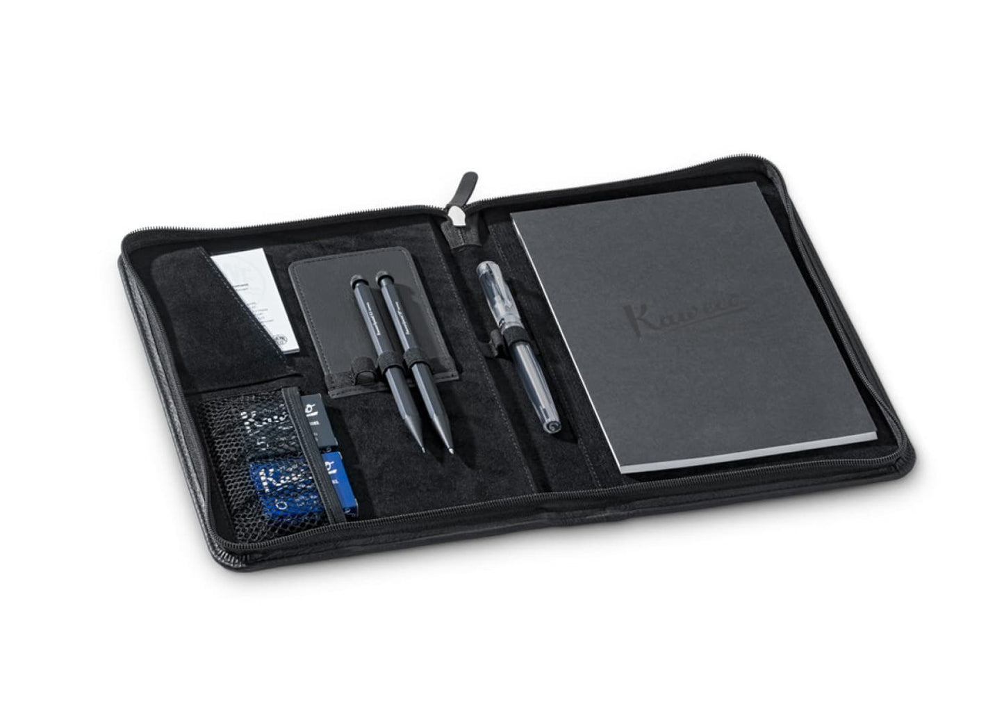 Kaweco Organizer Black Leather A5 Pen Case