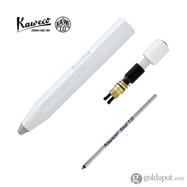 Kaweco Skyline Sport Ballpoint Pen in White Ballpoint Pen