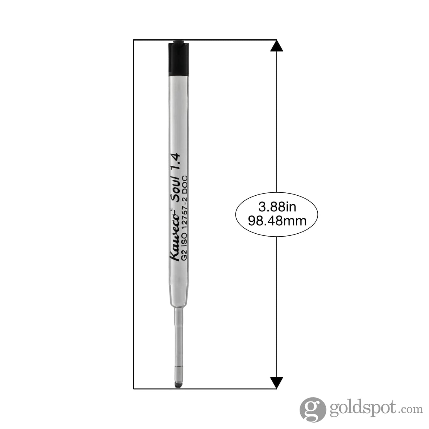 Kaweco Soul G2 Refill in Black - 3 Pieces Ballpoint Pen Refill