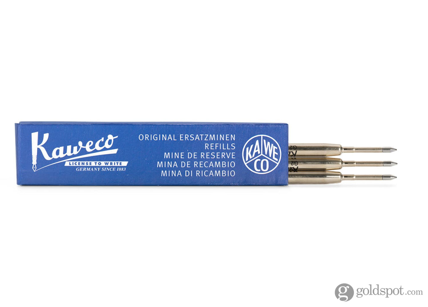 Kaweco Soul G2 Refill in Blue - 3 Pieces Fine Ballpoint Pen Refill