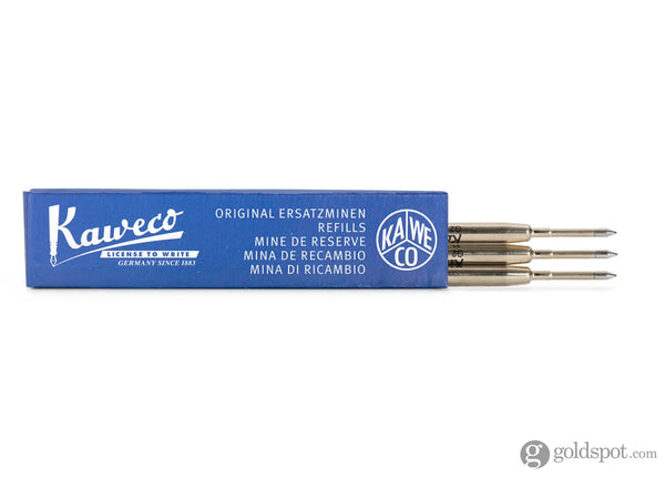 Kaweco Soul G2 Refill in Blue - 3 Pieces Fine Ballpoint Pen Refill