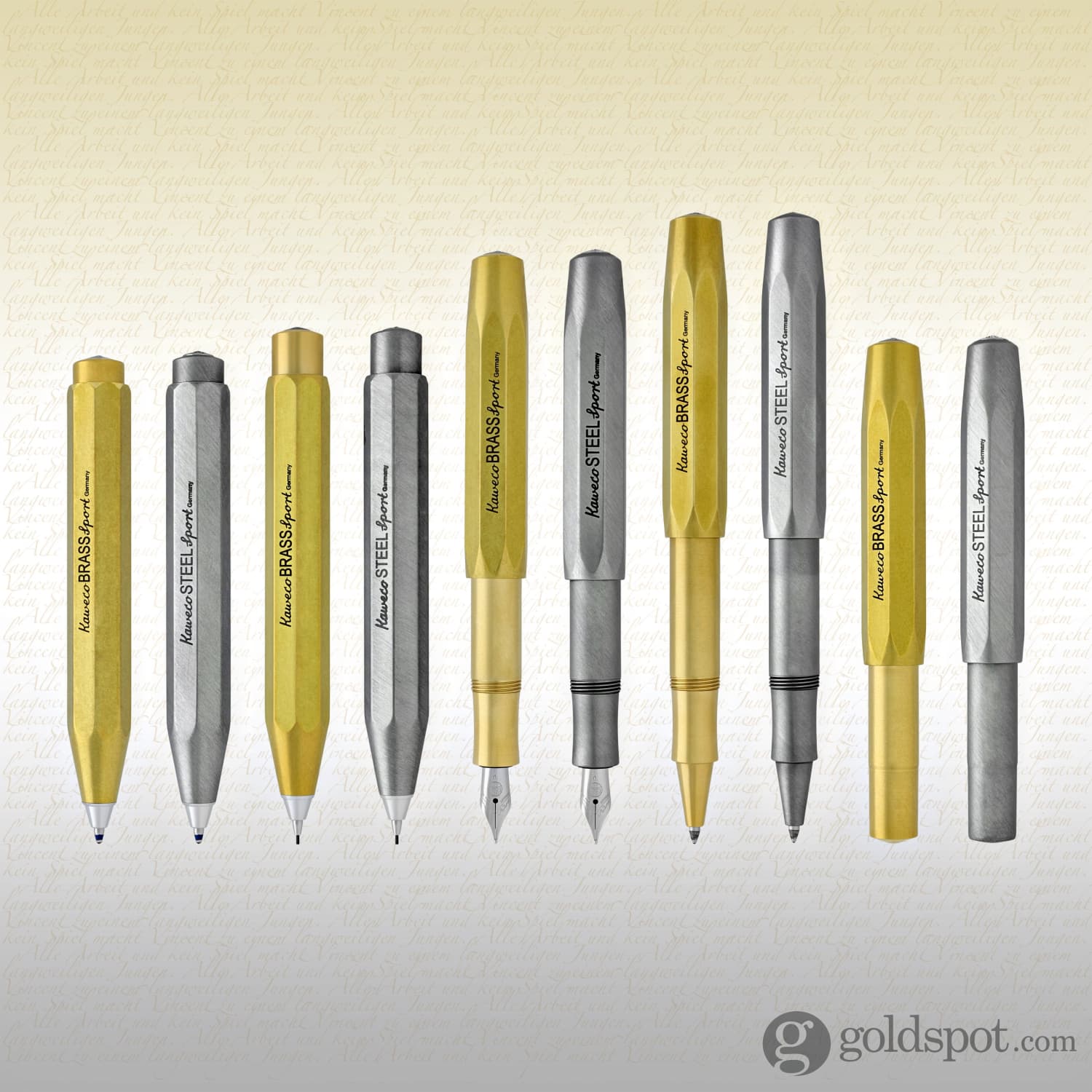 Kaweco Sport Rollerball Pen in Brass - Goldspot Pens