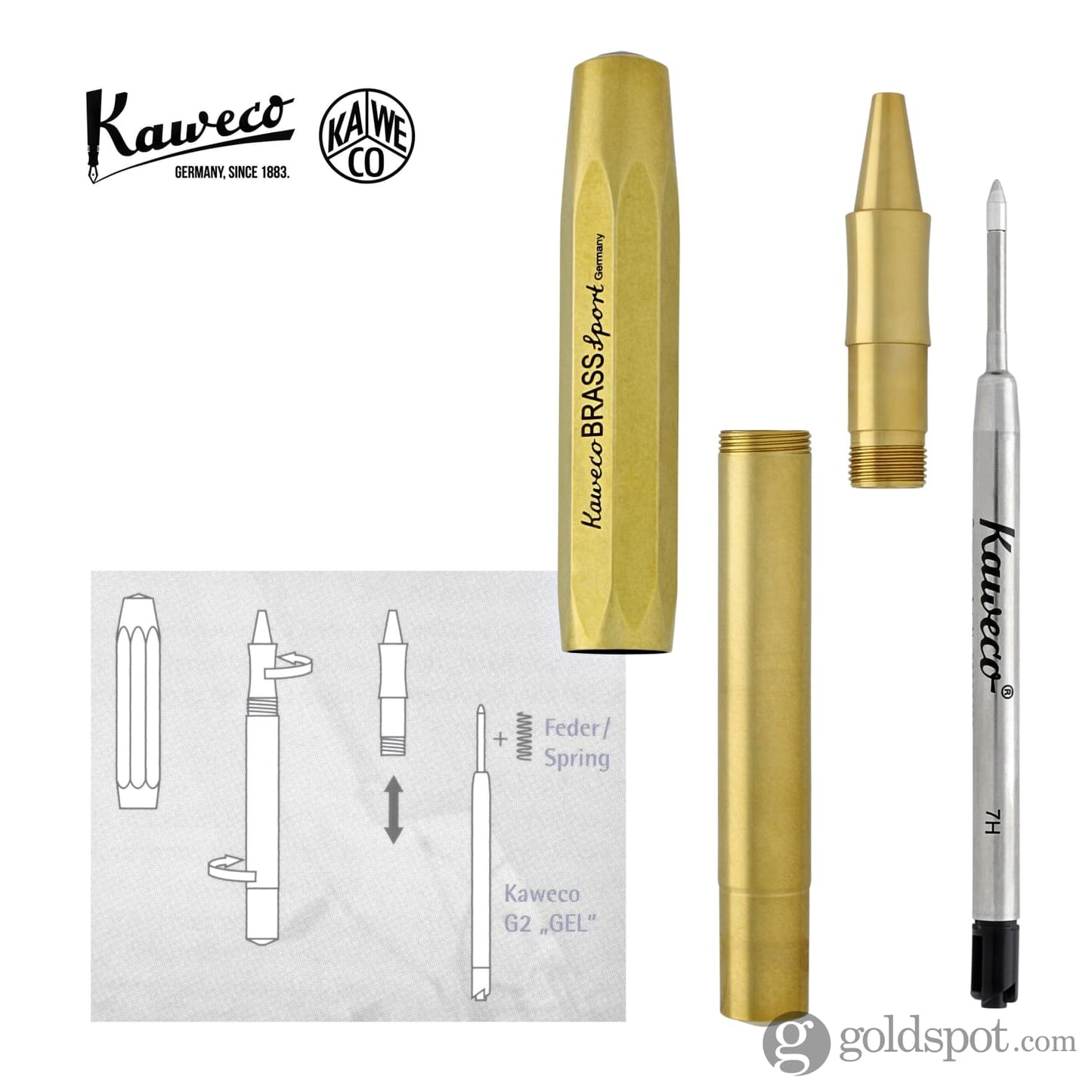 Kaweco Sport Rollerball Pen in Brass Rollerball Pen