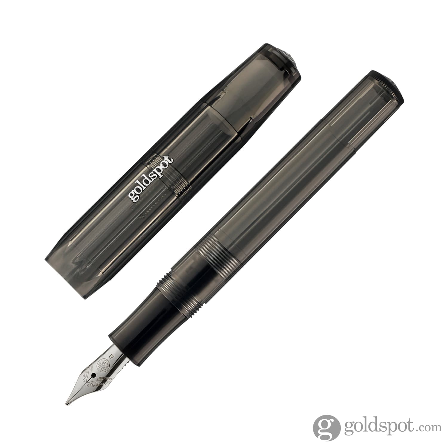 Kaweco Sport Transparent Fountain Pen in Ultimate Gray with Silver Tri  Goldspot Pens