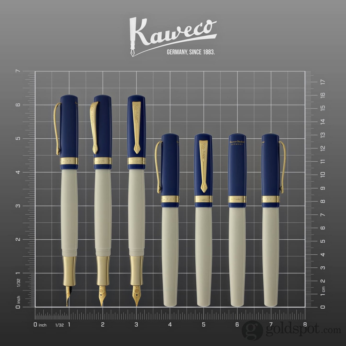 Kaweco Student Fountain Pen in 50s Rock Blue Fountain Pen
