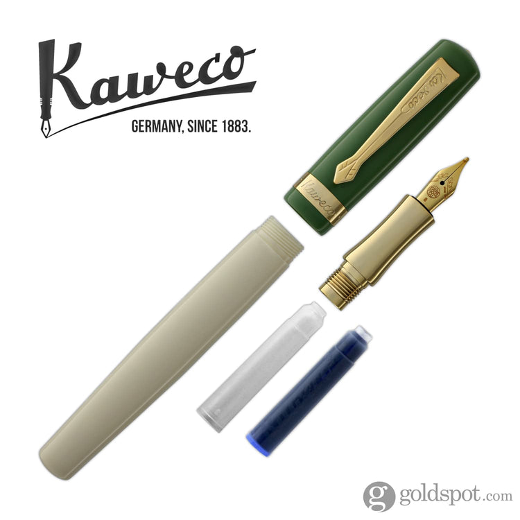 Retro Vulpen – 0,5 Mm Fijne Punt – Groen – Draagbaar Met Clip – Voor Studenten En Schrijfliefhebbers