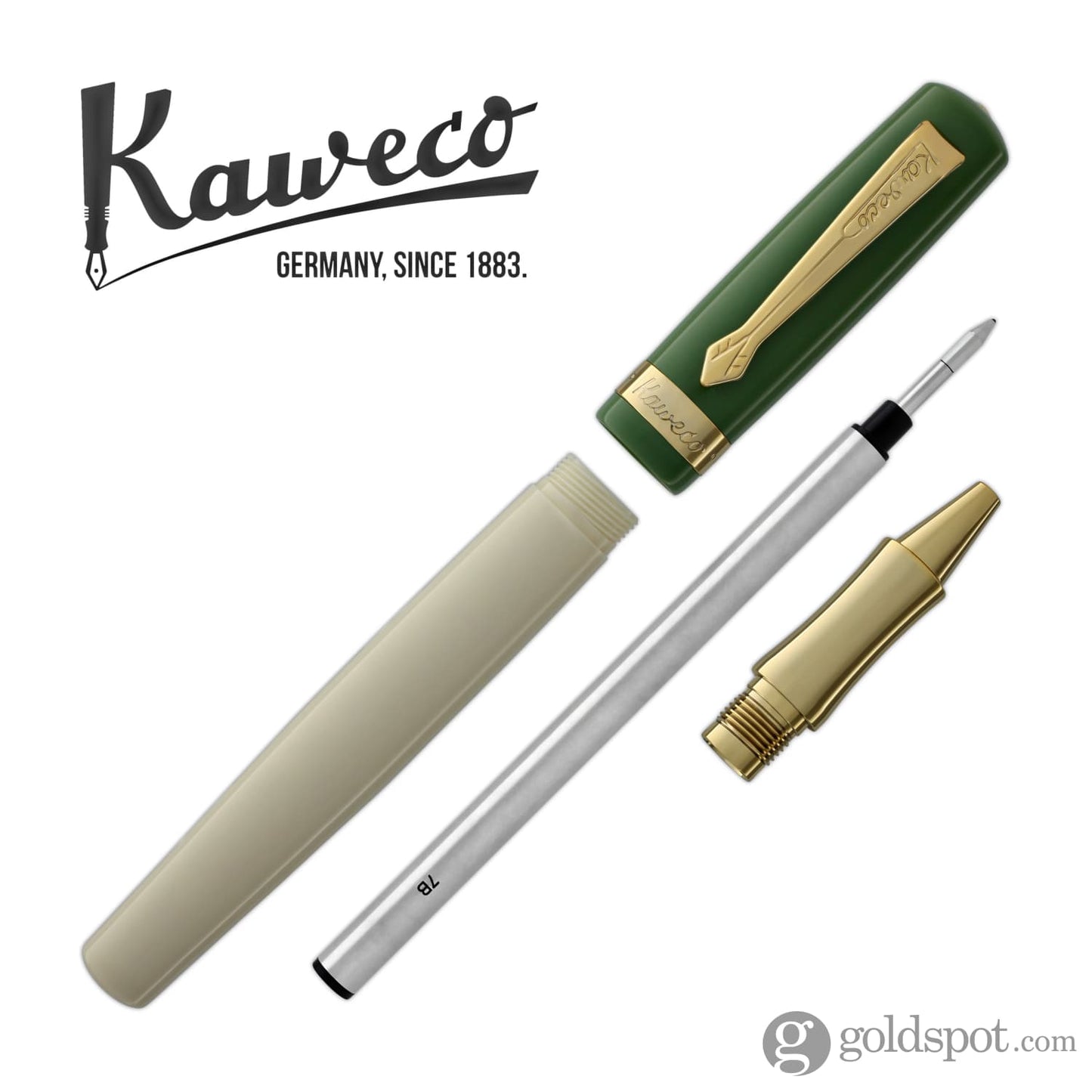 Kaweco Student Rollerball Pen in 60s Swing Green Rollerball Pen