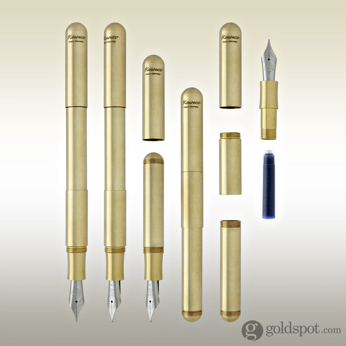 Kaweco Supra Fountain Pen in Brass Fountain Pen