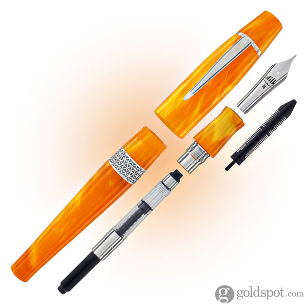 Kilk Orient Fountain Pen in Orange Acrylic Fountain Pen