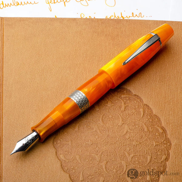 Kilk Orient Fountain Pen in Orange Acrylic Fountain Pen