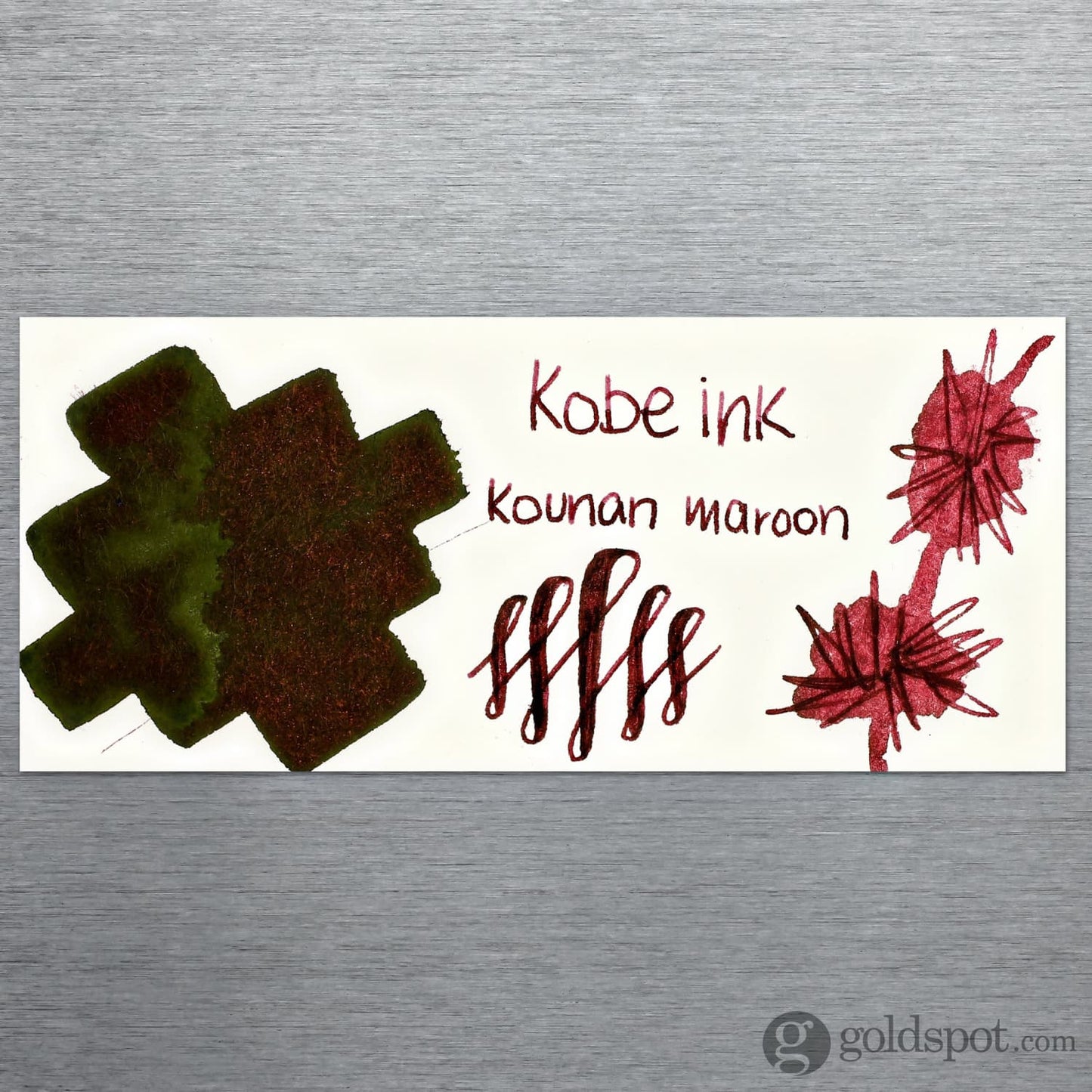 Kobe Ink Nagasawa Bottled Ink in Kounan Maroon # 27 - 50 mL Bottled Ink