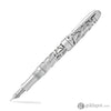 Laban 300 Skeleton Fountain Pen in Chrome - Broad Point Fountain Pen