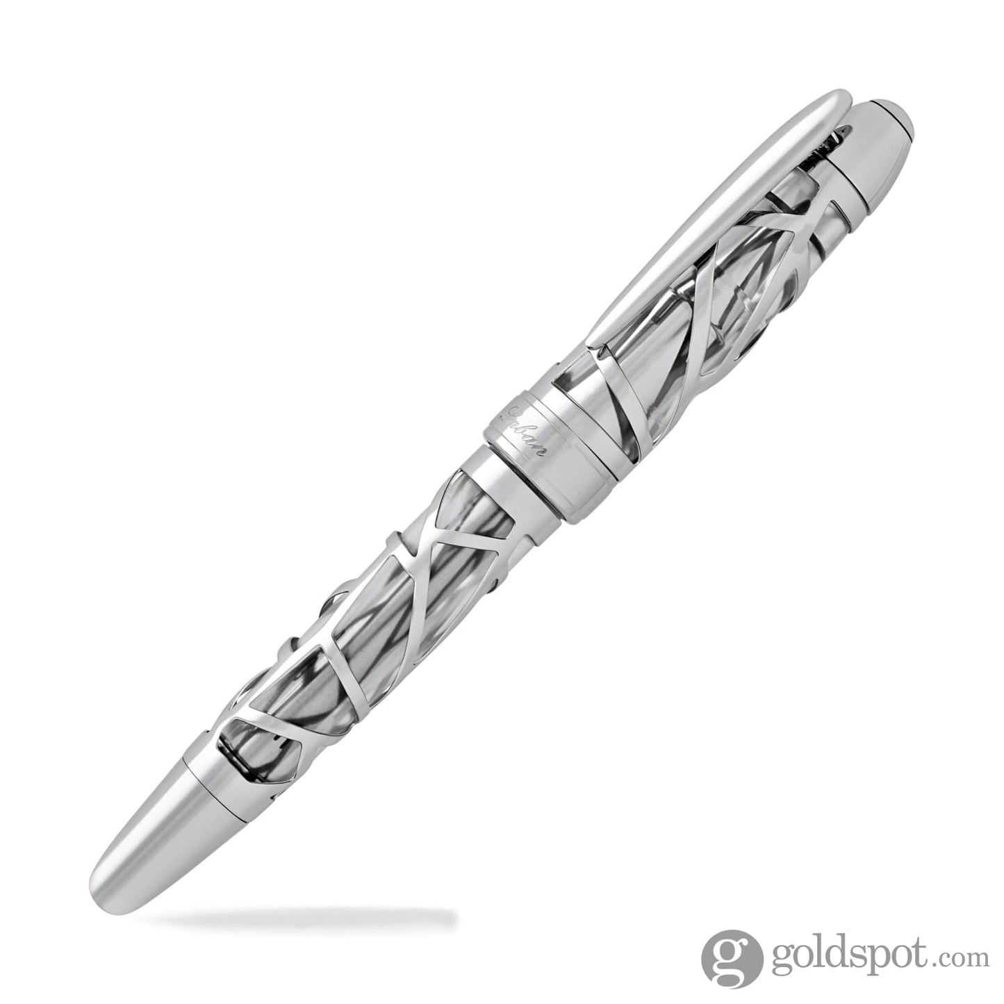 Laban 300 Skeleton Rollerball Pen in Chrome Rollerball Pen