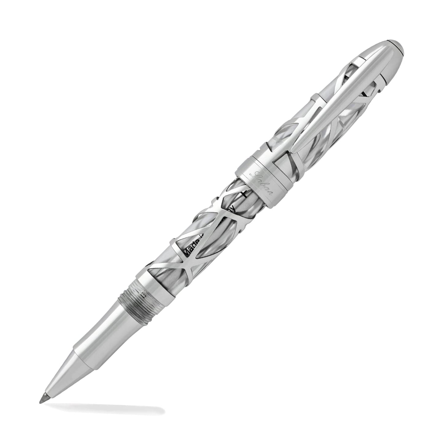 Laban 300 Skeleton Rollerball Pen in Chrome Rollerball Pen