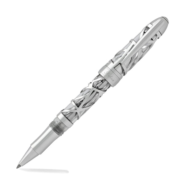 Laban 300 Skeleton Rollerball Pen in Chrome Rollerball Pen
