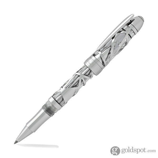 Laban 300 Skeleton Rollerball Pen in Chrome Rollerball Pen