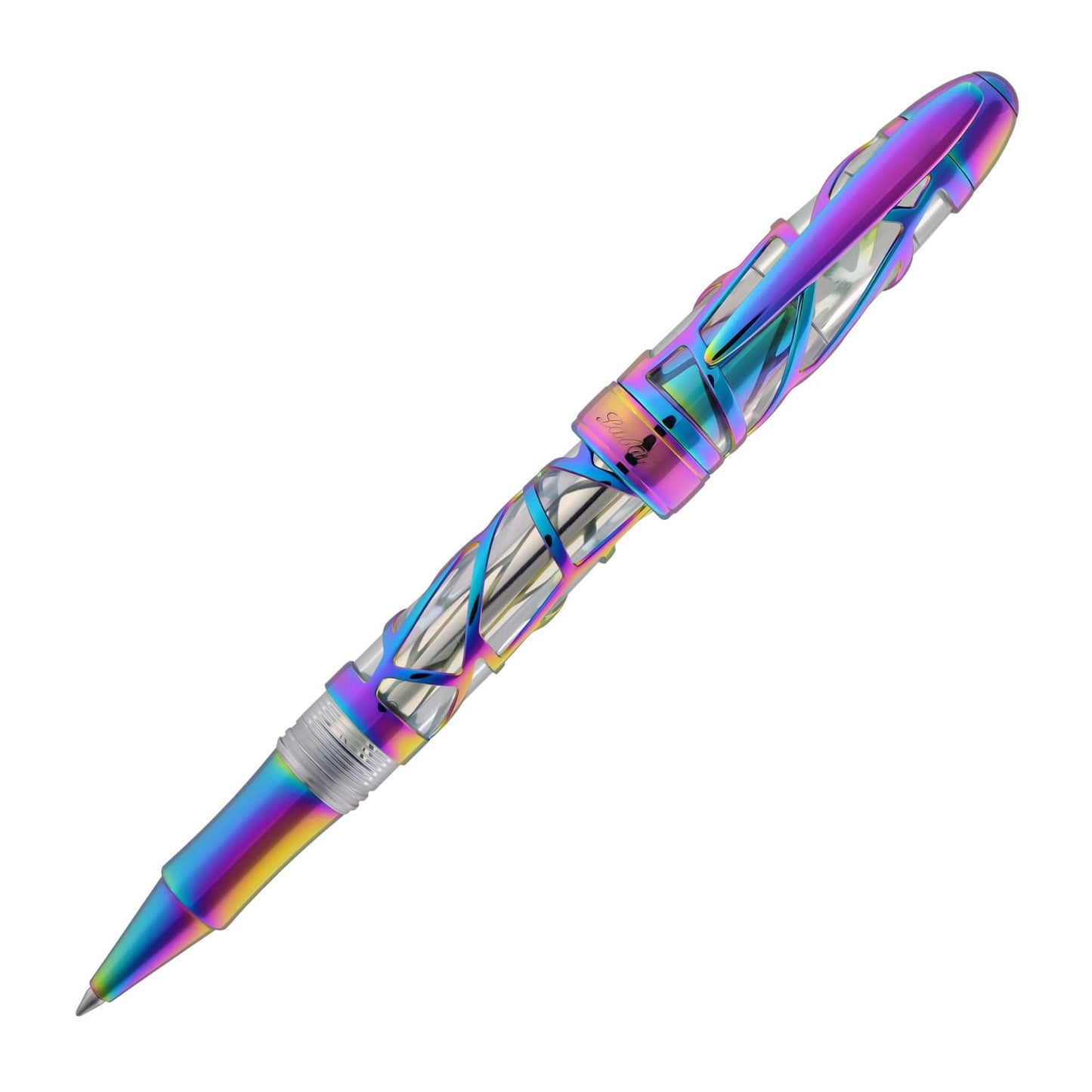 Laban 300 Skeleton Rollerball Pen in Rainbow Rollerball Pen