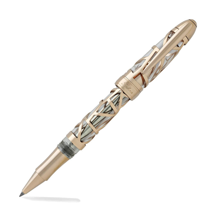 Laban 300 Skeleton Rollerball Pen in Rose Gold Rollerball Pen
