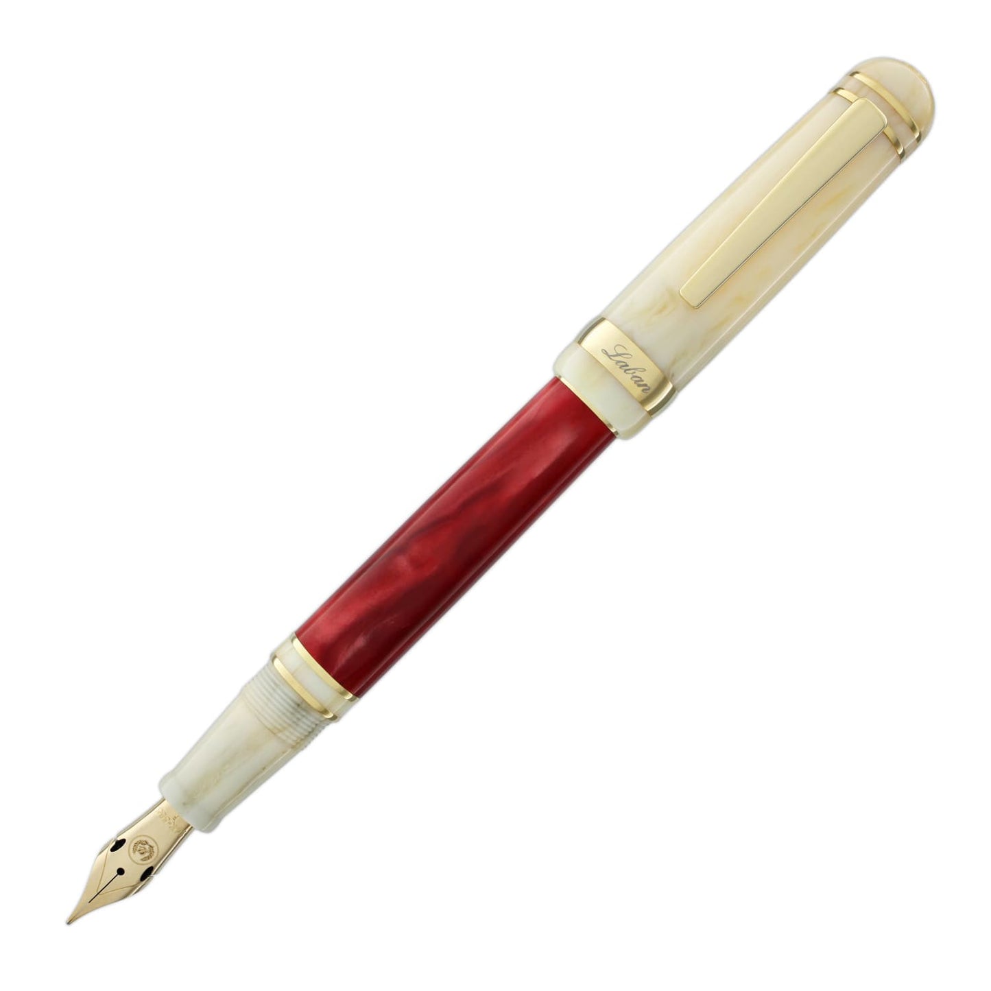 Laban 325 Fountain Pen in Flame - 14kt Gold Flexible Fine Nib Fountain Pen