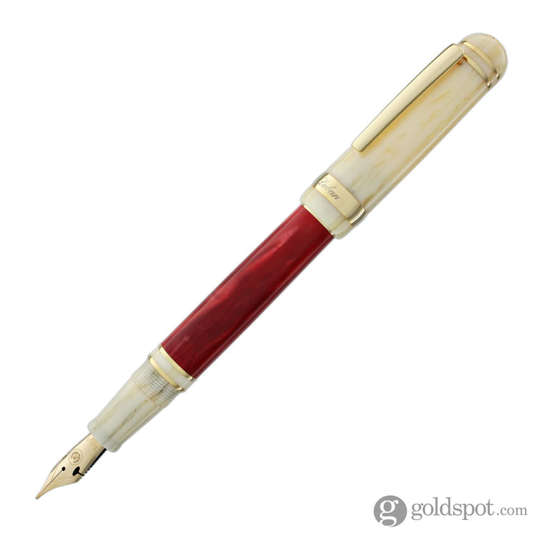 Laban 325 Fountain Pen in Flame - 14kt Gold Flexible Fine Nib Fountain Pen