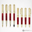 Laban 325 Fountain Pen in Flame - 14kt Gold Flexible Fine Nib Fountain Pen