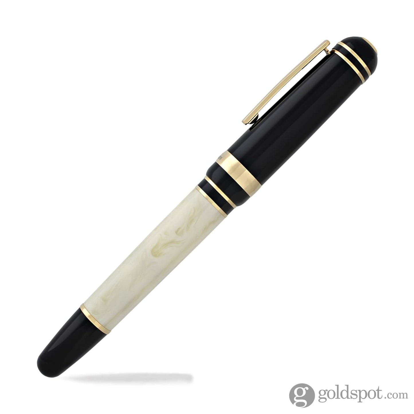 Laban 325 Rollerball Pen with Black Cap & Ivory Barrel Pen