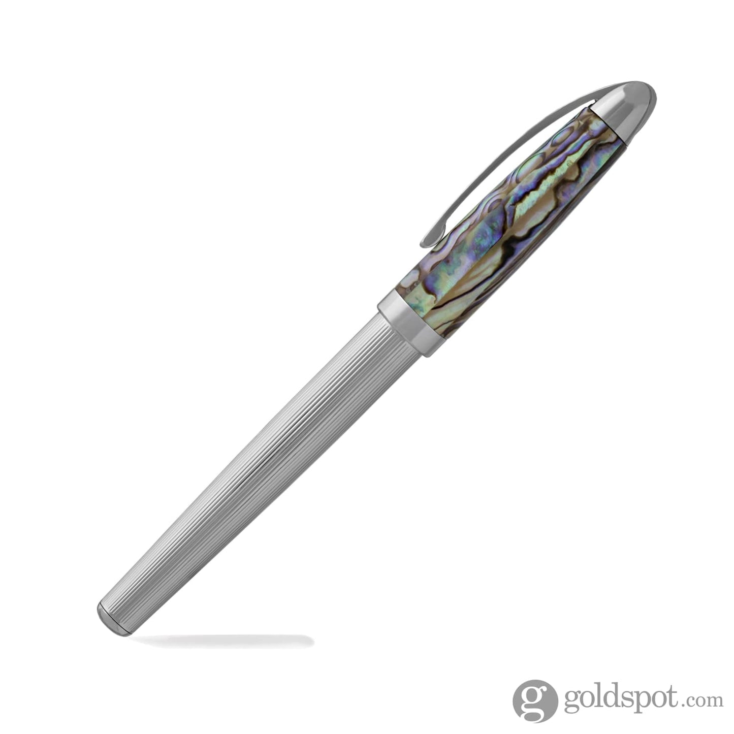 Laban Abalone Fountain Pen in Lined Barrel With Abalone Cap Fountain Pen