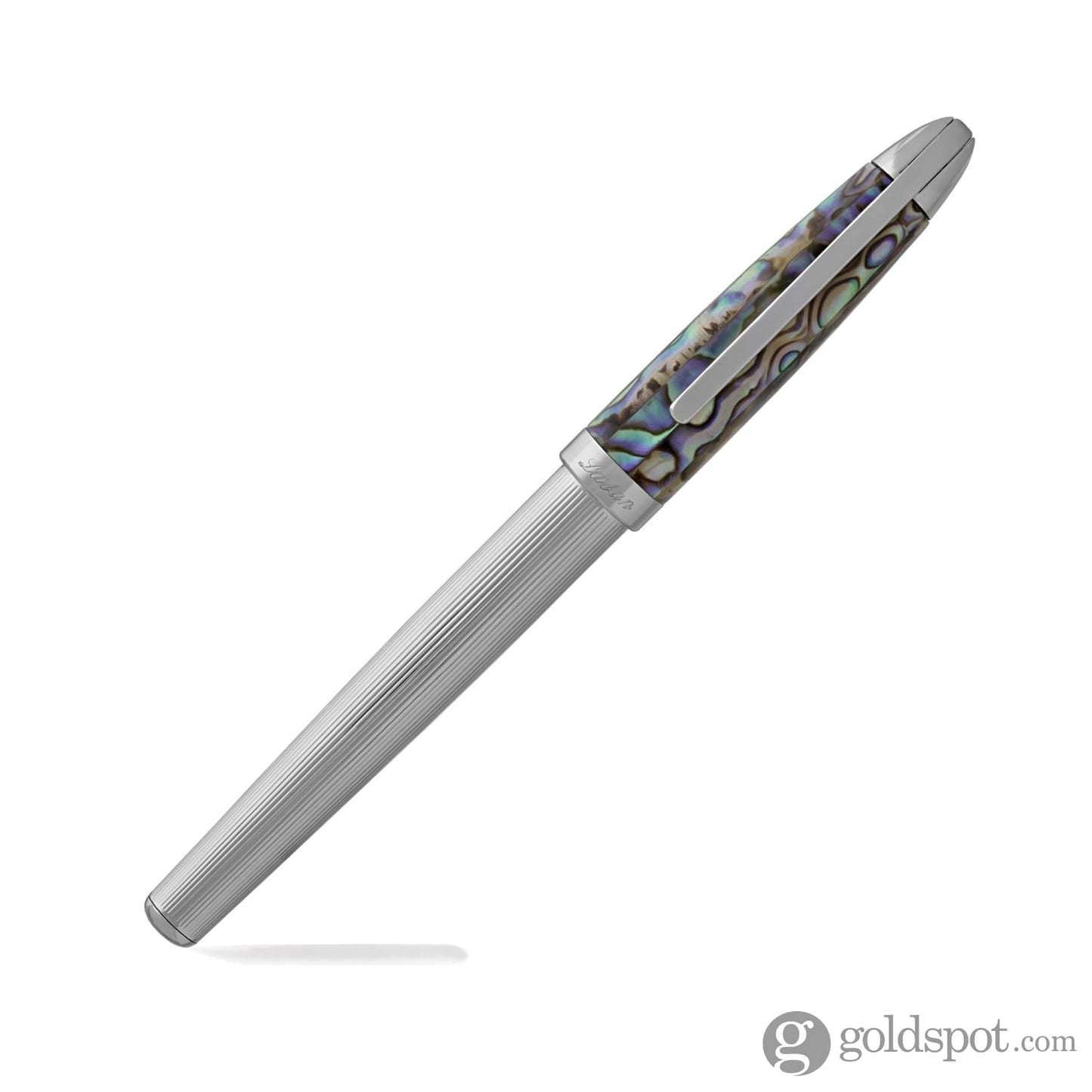 Laban Abalone Fountain Pen in Lined Barrel With Abalone Cap Fountain Pen