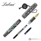 Laban Abalone Fountain Pen in New Abalone with Gunmetal Trim Fountain Pen