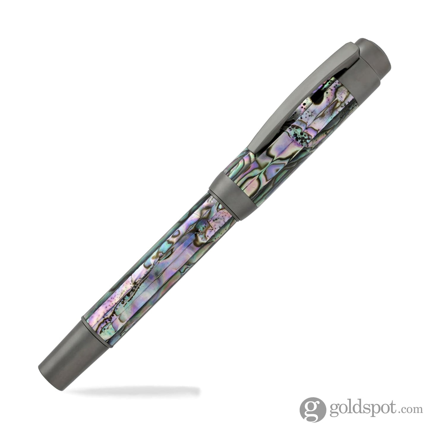 Laban Abalone Fountain Pen in New Abalone with Gunmetal Trim Fountain Pen
