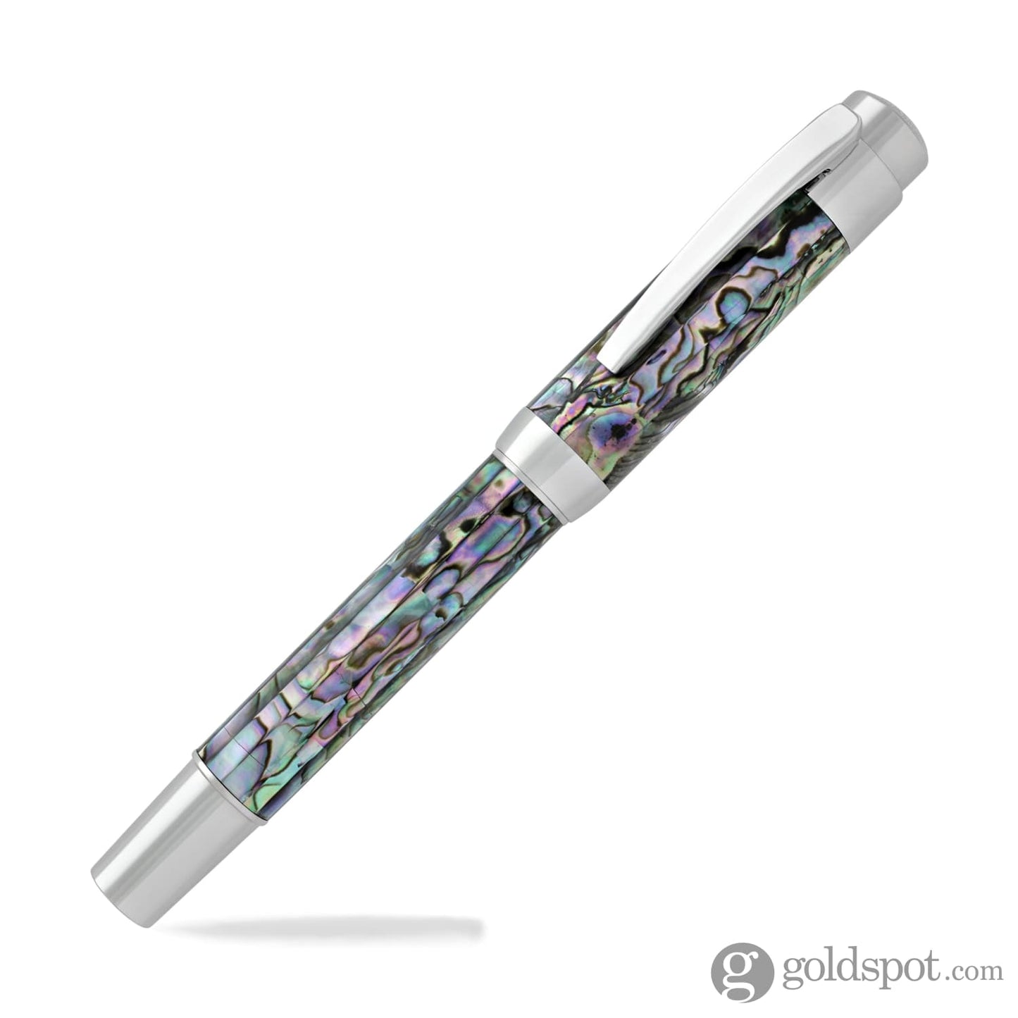 Laban Abalone Rollerball Pen in New Abalone with Chrome Trim Rollerball Pen