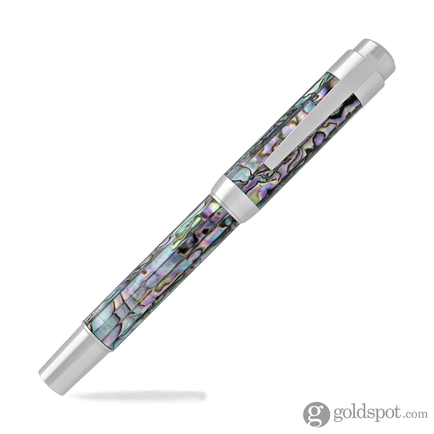 Laban Abalone Rollerball Pen in New Abalone with Chrome Trim Rollerball Pen