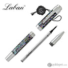 Laban Abalone Rollerball Pen in New Abalone with Chrome Trim Rollerball Pen
