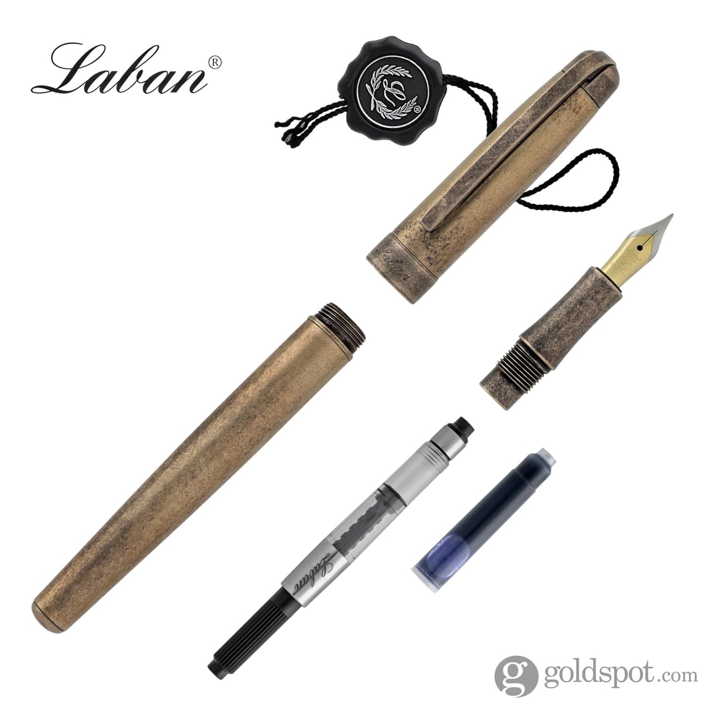 Laban Antique Fountain Pen in Copper Fountain Pen
